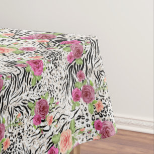 Pattern With Animal Prints Tablecloth