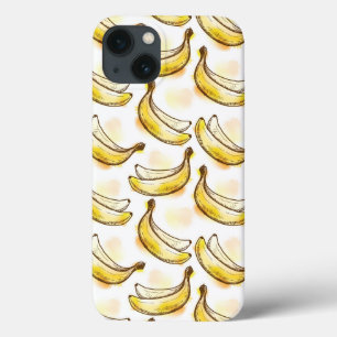 Pattern with banana iPhone 13 case