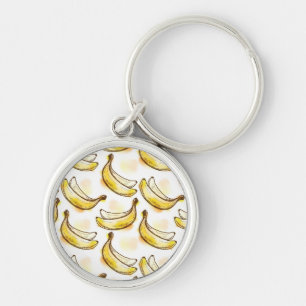 Pattern with banana key ring