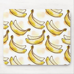 Pattern with banana mouse pad