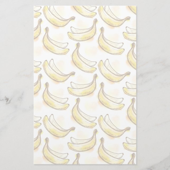 Pattern with banana stationery (Front)