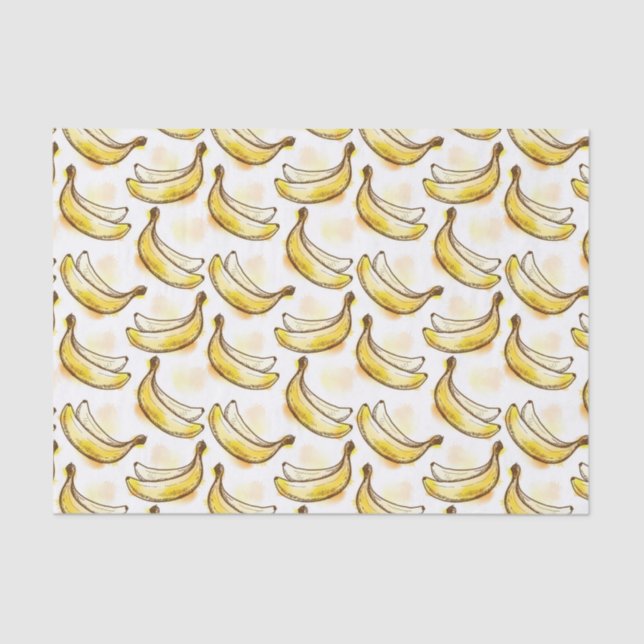 Pattern with banana tissue paper (Front)
