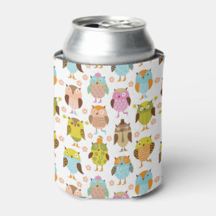 pattern with birds can cooler