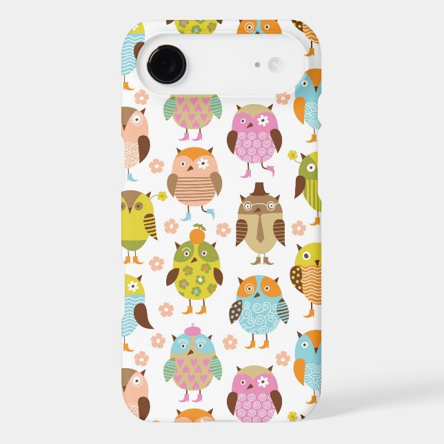pattern with birds Case-Mate iPhone case (Back)