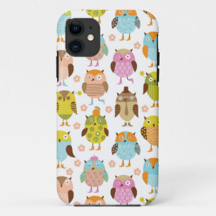 pattern with birds iPhone 11 case