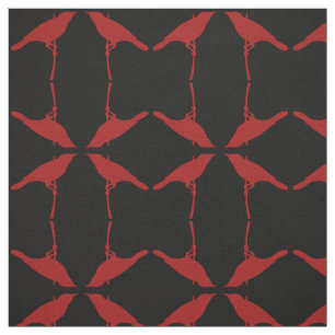 Pattern With Birds Fabric