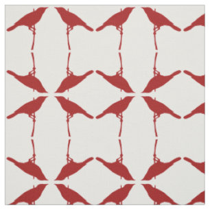 Pattern With Birds Fabric