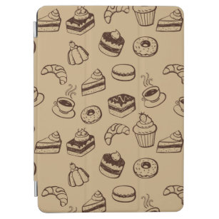 Pattern With Cakes, Desserts And Bakery iPad Air Cover