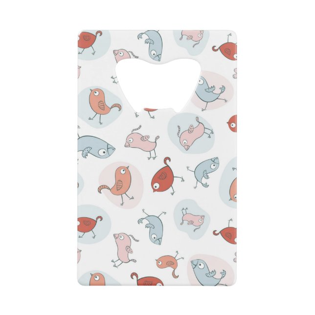 pattern with cartoon birds (Front)
