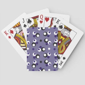 Pattern with Circles inside Circles Playing Cards
