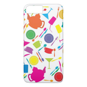 Pattern With Coloured Kitchen Stuff iPhone 8 Plus/7 Plus Case