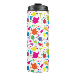 Pattern With Coloured Kitchen Stuff Thermal Tumbler