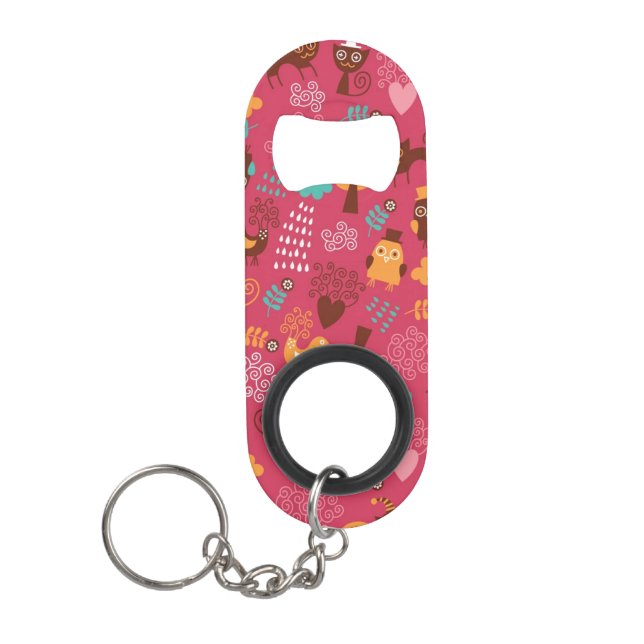 Pattern with cute birds and cats (Front)