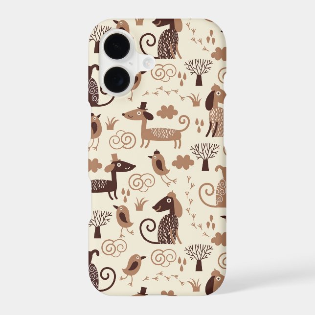 pattern with cute dogs (Back)
