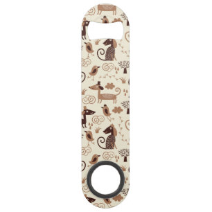 pattern with cute dogs