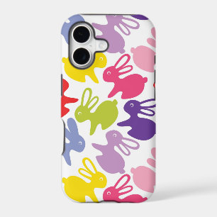 pattern with Easter rabbits
