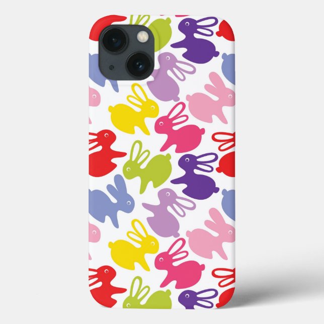 pattern with Easter rabbits Case-Mate iPhone Case (Back)