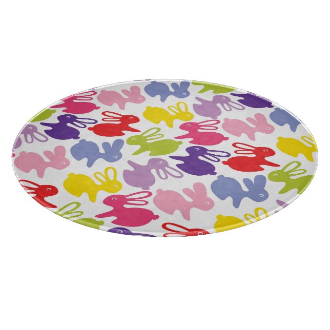 pattern with Easter rabbits Cutting Board (Corner)