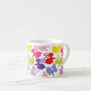pattern with Easter rabbits Espresso Cup