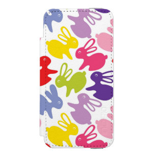 pattern with Easter rabbits Incipio Watson™ iPhone 5 Wallet Case