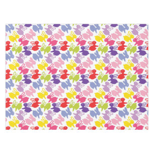 pattern with Easter rabbits Tablecloth
