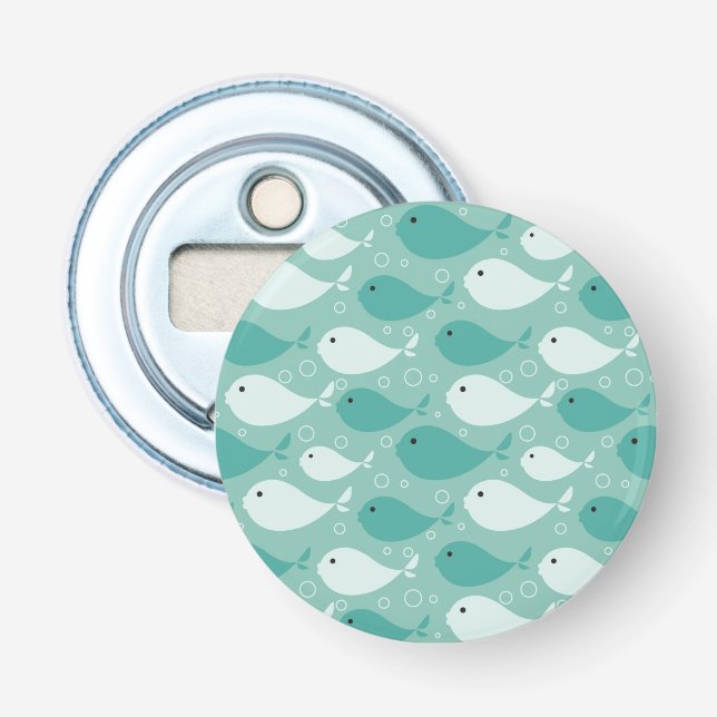 pattern with fish 2 bottle opener (Front)