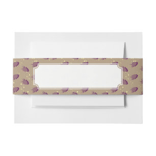 pattern with fish 2 invitation belly band
