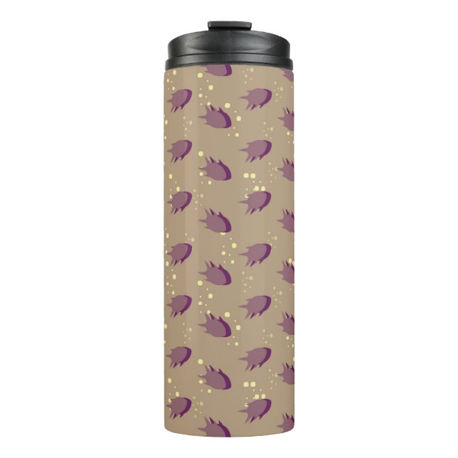 pattern with fish 2 thermal tumbler (Front)