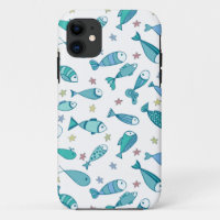 Pattern With Fish And Starfish