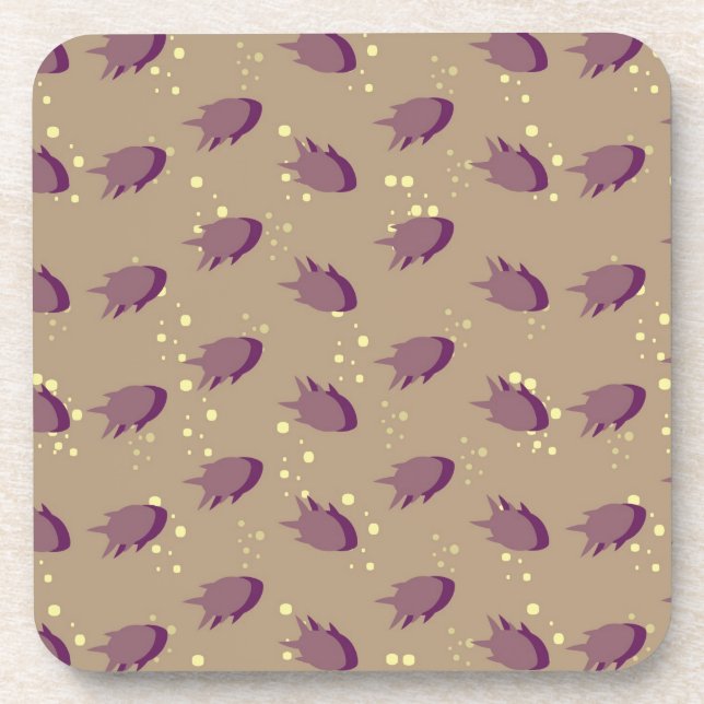 pattern with fish coaster (Front)