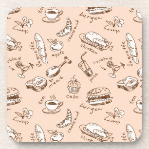 Pattern With Food Coaster