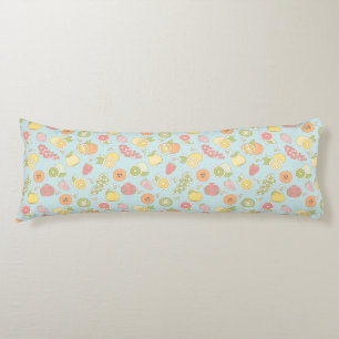 Pattern With Fruits And Berries Body Cushion