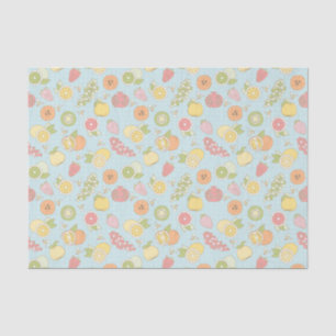 Pattern With Fruits And Berries Tissue Paper