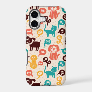 Pattern With Funny Cats And Dogs