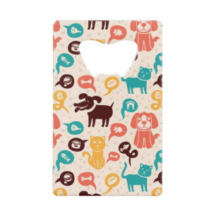 Pattern With Funny Cats And Dogs