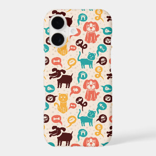 Pattern With Funny Cats And Dogs