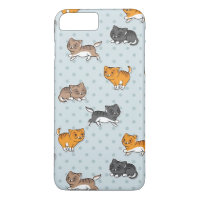 pattern with funny cats