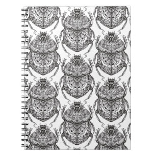 Pattern With Hand Doodle Notebook