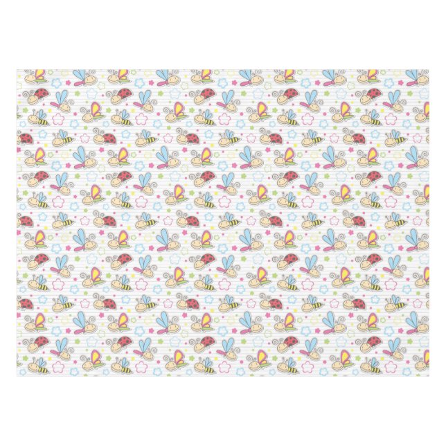pattern with insects tablecloth (Front (Horizontal))