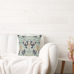 Pattern with Ivory-billed woodpeckers Cushion