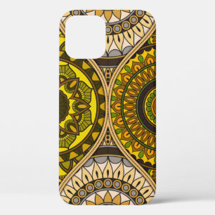 Pattern with mandalas. Vintage decorative elements iPhone 12 Case