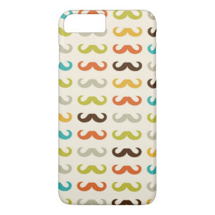 Pattern with moustache iPhone 8 plus/7 plus case
