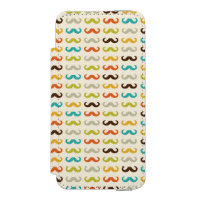 Pattern with moustache