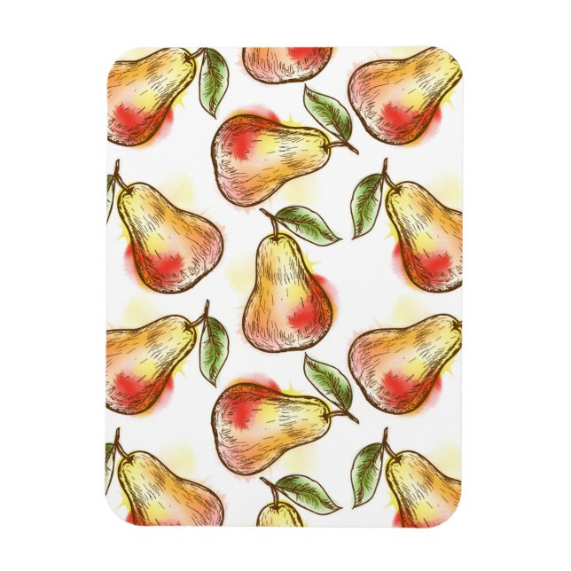 Pattern with pear magnet (Vertical)