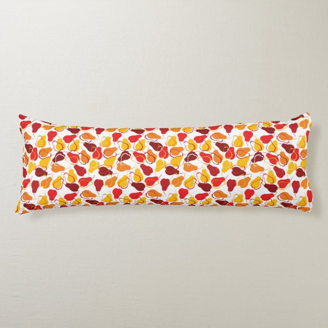 Pattern with pears body cushion (Front)