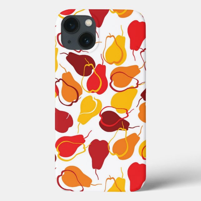 Pattern with pears Case-Mate iPhone case (Back)