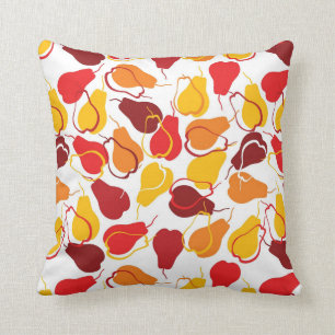 Pattern with pears cushion