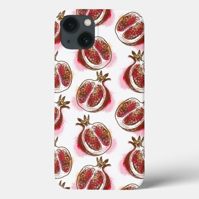 Pattern with pomegranate Case-Mate iPhone case (Back)