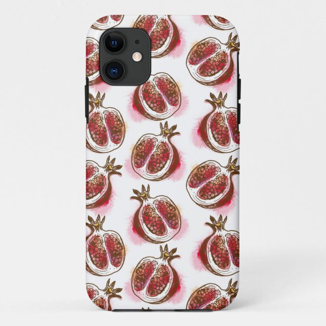 Pattern with pomegranate Case-Mate iPhone case (Back)
