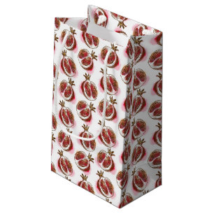 Pattern with pomegranate small gift bag
